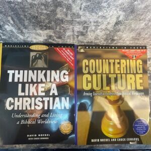 Thinking Like a Christian & Countering Culture 2 Book Set David Noebel Worldview
